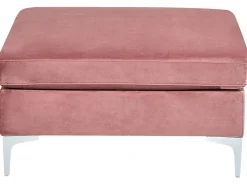 Discount Beliani EVJA Velluto Rosa