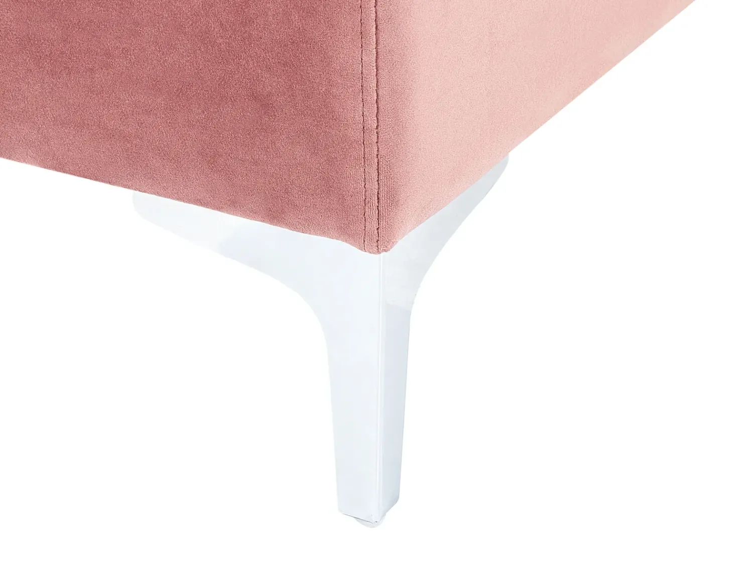 Discount Beliani EVJA Velluto Rosa