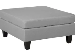 Discount Beliani FEVIK Tessuto Grigio chiaro Grigio Nero