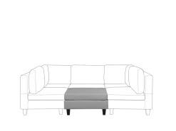 Discount Beliani FEVIK Tessuto Grigio chiaro Grigio Nero