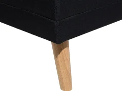 New Beliani FLORLI Tessuto Nero Marrone Nero