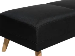 New Beliani FLORLI Tessuto Nero Marrone Nero