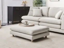 Outlet Beliani HEDEN Tessuto Beige Beige Marrone