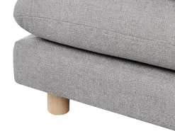 New Beliani HEDEN Tessuto Grigio Marrone Grigio