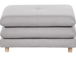 New Beliani HEDEN Tessuto Grigio Marrone Grigio