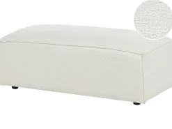 Beliani HELLNAR Bouclé sporco Bianco
