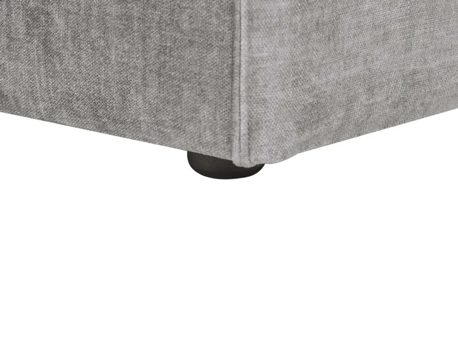 Outlet Beliani HELLNAR Tessuto Grigio