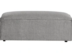Outlet Beliani HELLNAR Tessuto Grigio