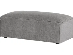 Outlet Beliani HELLNAR Tessuto Grigio