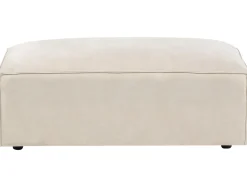 Outlet Beliani HELLNAR Velluto chiaro Beige