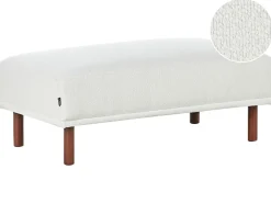 New Beliani HOLT Bouclé Bianco Bianco Marrone
