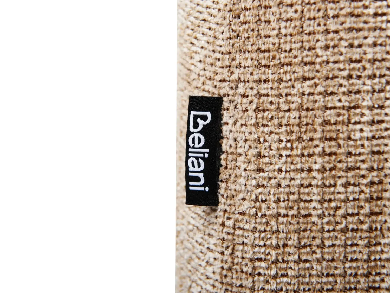 Discount Beliani HOLT Tessuto Beige Beige Marrone