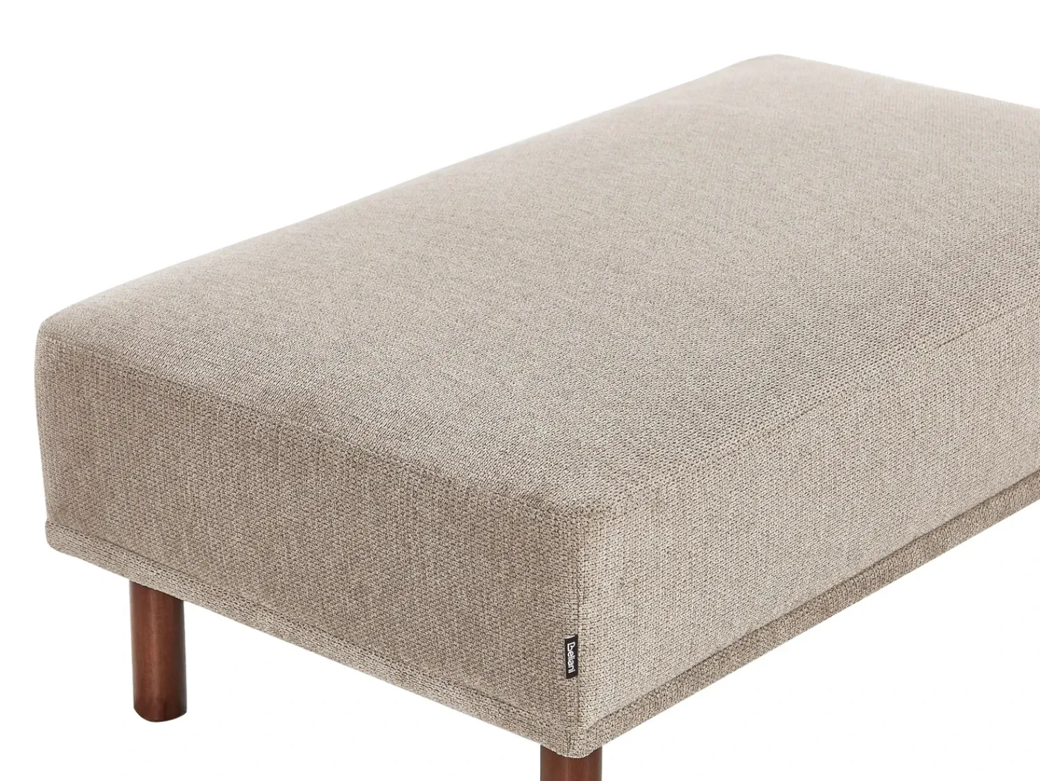 Discount Beliani HOLT Tessuto Tortora Beige Marrone