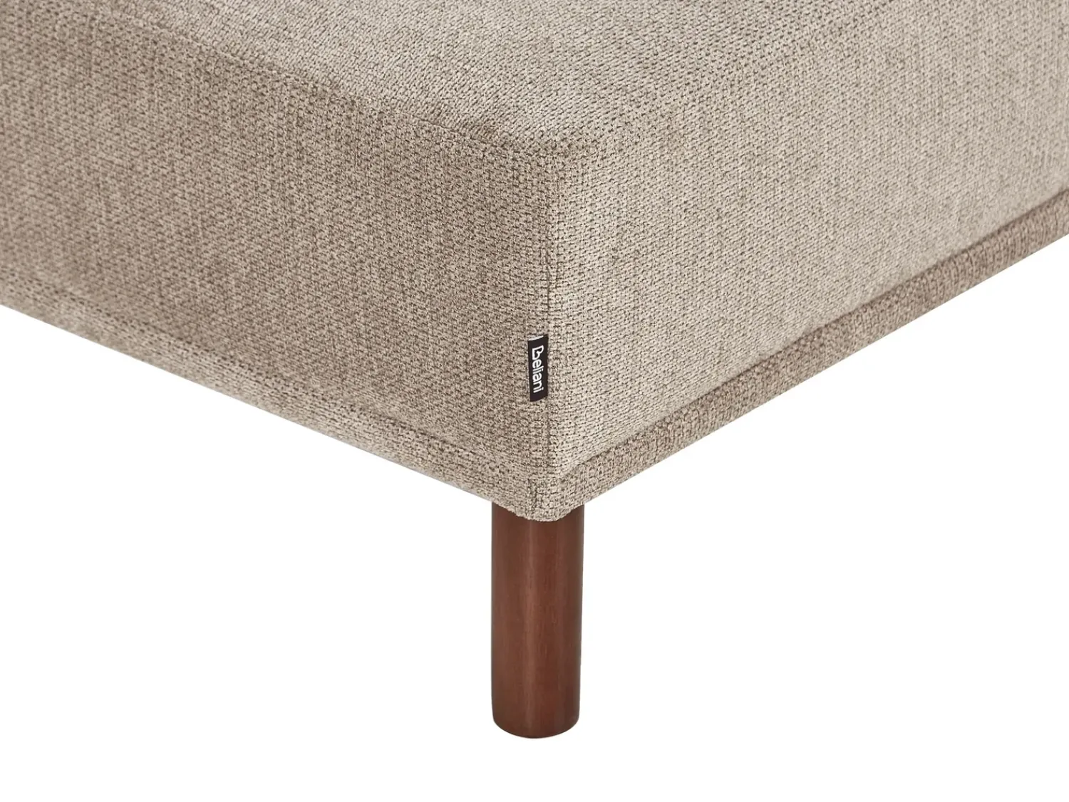 Discount Beliani HOLT Tessuto Tortora Beige Marrone