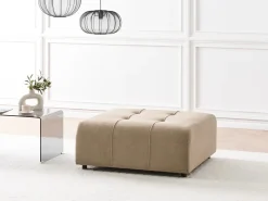 Outlet Beliani INNVIK Tessuto Marrone