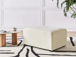 Outlet Beliani KOHLO Tessuto Beige chiaro Beige Nero