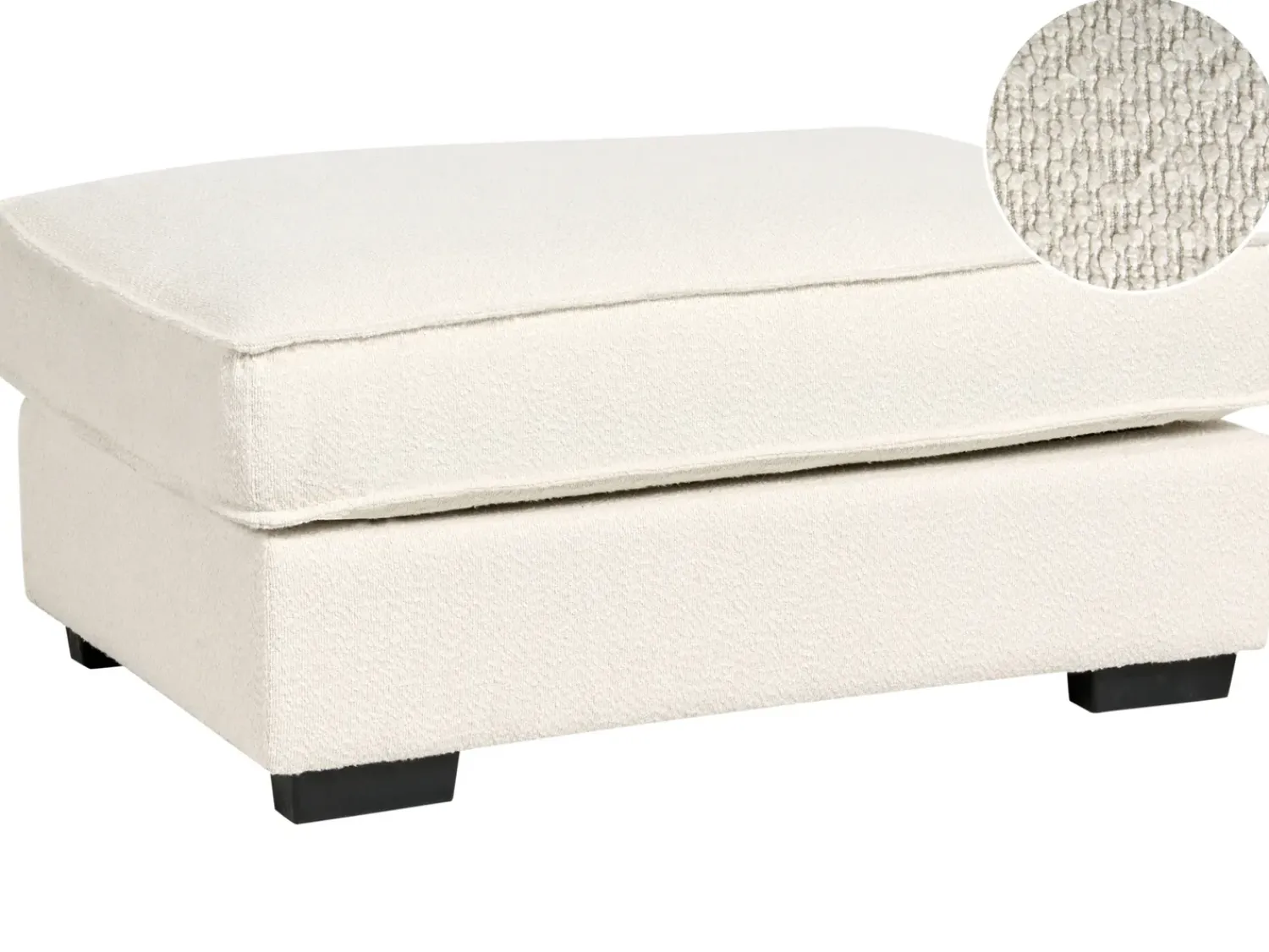 Online Beliani KOLDING Bouclé Beige chiaro Beige Nero