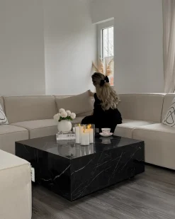 Online Beliani LEMVIG Velluto a coste chiaro Beige