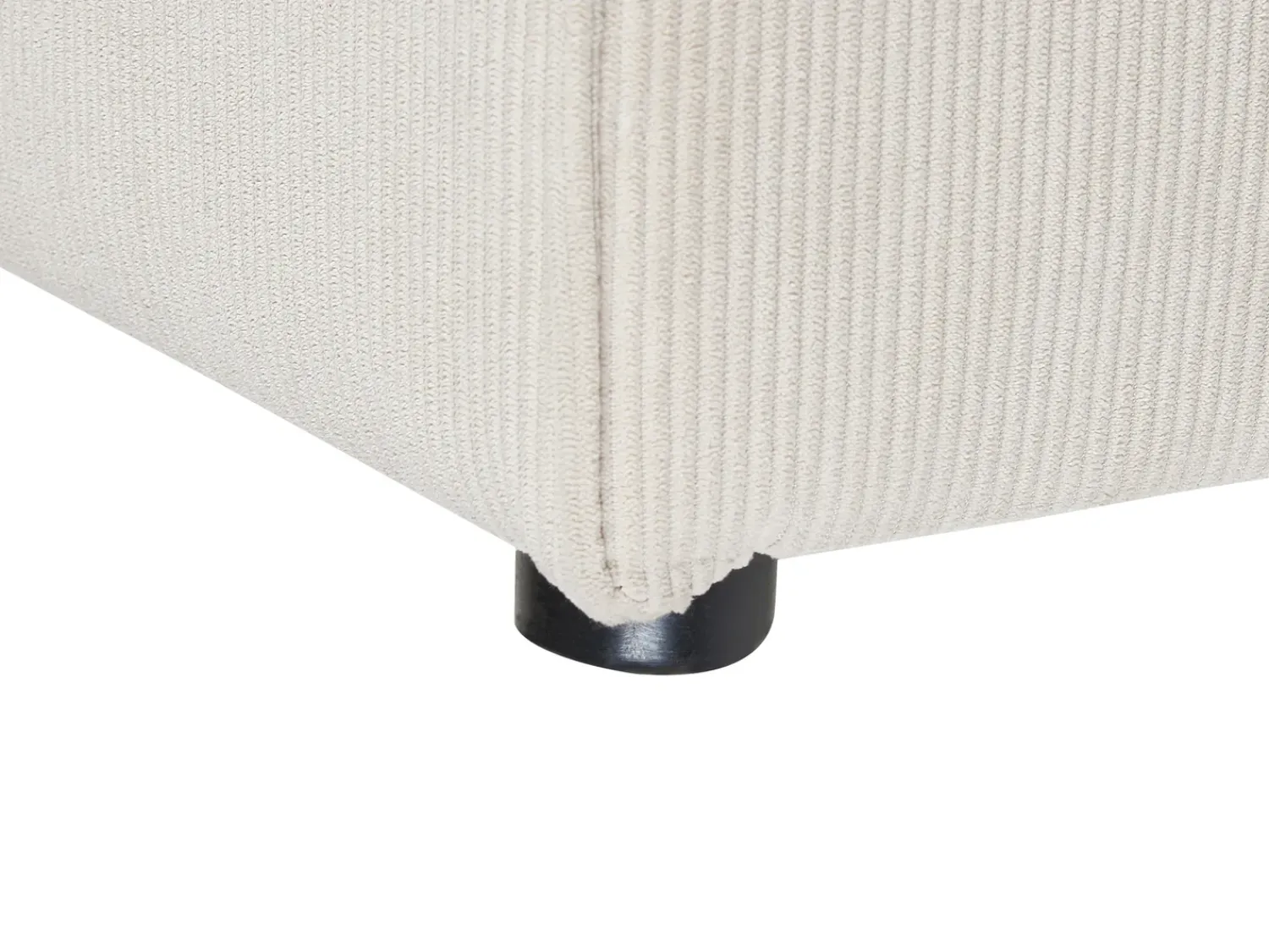 Online Beliani LEMVIG Velluto a coste chiaro Beige