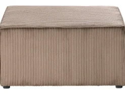 Outlet Beliani LEMVIG Velluto a coste sabbia Beige