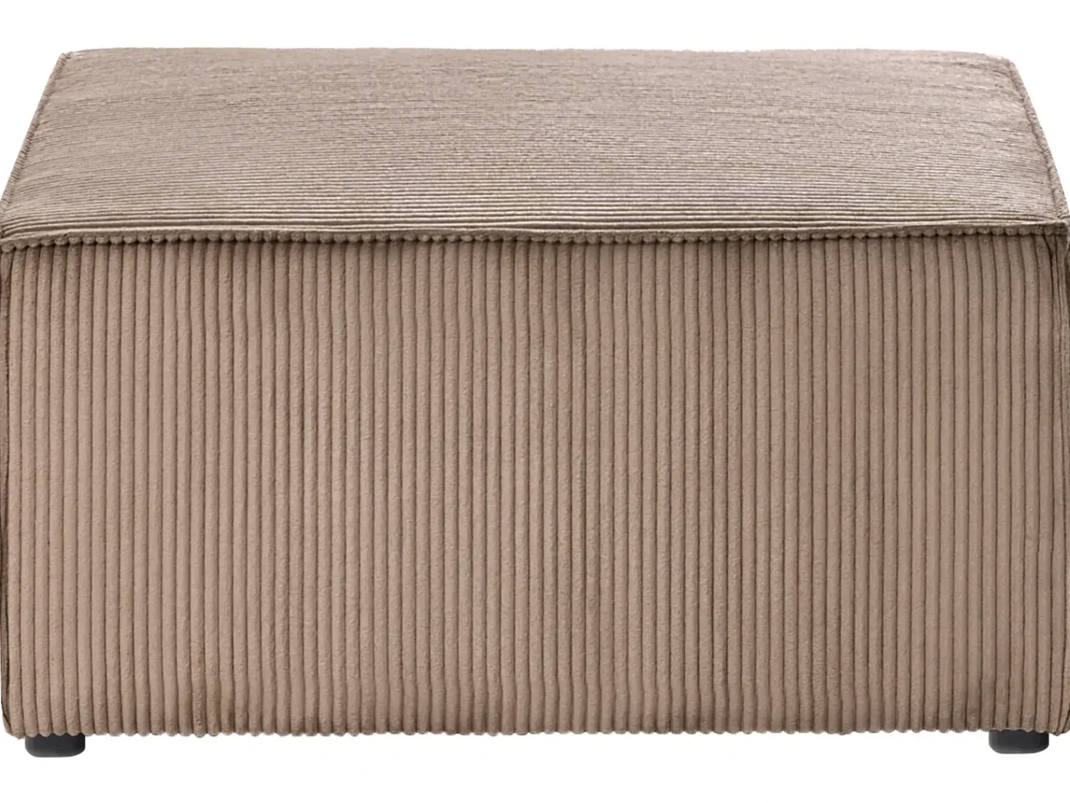 Outlet Beliani LEMVIG Velluto a coste sabbia Beige