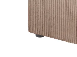 Outlet Beliani LEMVIG Velluto a coste sabbia Beige