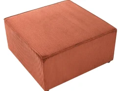 Discount Beliani LEMVIG Velluto a coste dorato Marrone