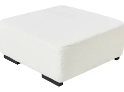 Hot Beliani LUNGO Bouclé Bianco Bianco Nero