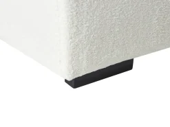 Hot Beliani LUNGO Bouclé Bianco Bianco Nero