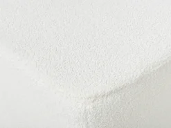 Hot Beliani LUNGO Bouclé Bianco Bianco Nero