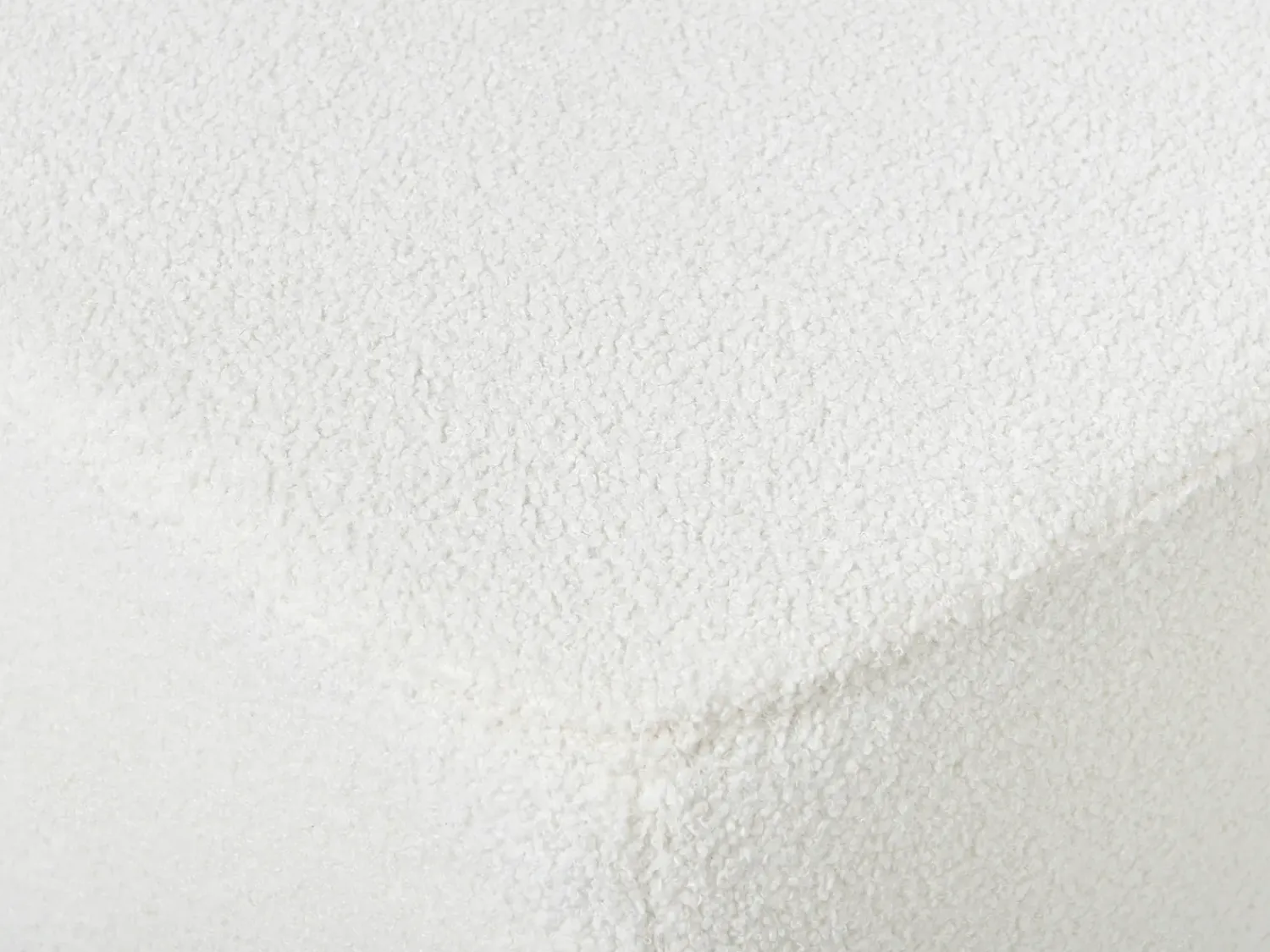 Hot Beliani LUNGO Bouclé Bianco Bianco Nero