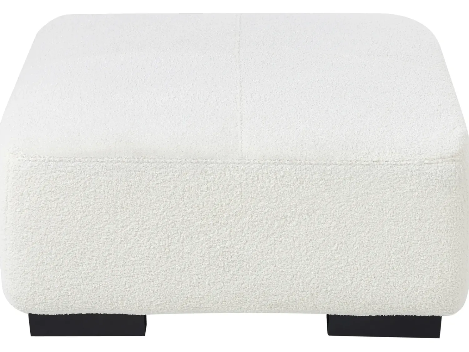 Hot Beliani LUNGO Bouclé Bianco Bianco Nero