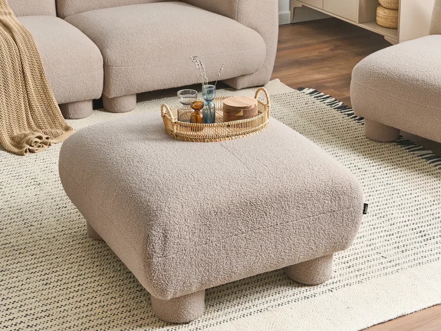Clearance Beliani MJALBI Bouclé Beige