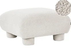 New Beliani MJALBI Bouclé sporco Bianco