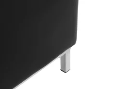 Discount Beliani OSLO Pelle naturale Nero Argento Nero