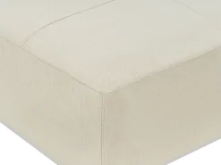 Outlet Beliani OSLO Tessuto Beige Beige Argento