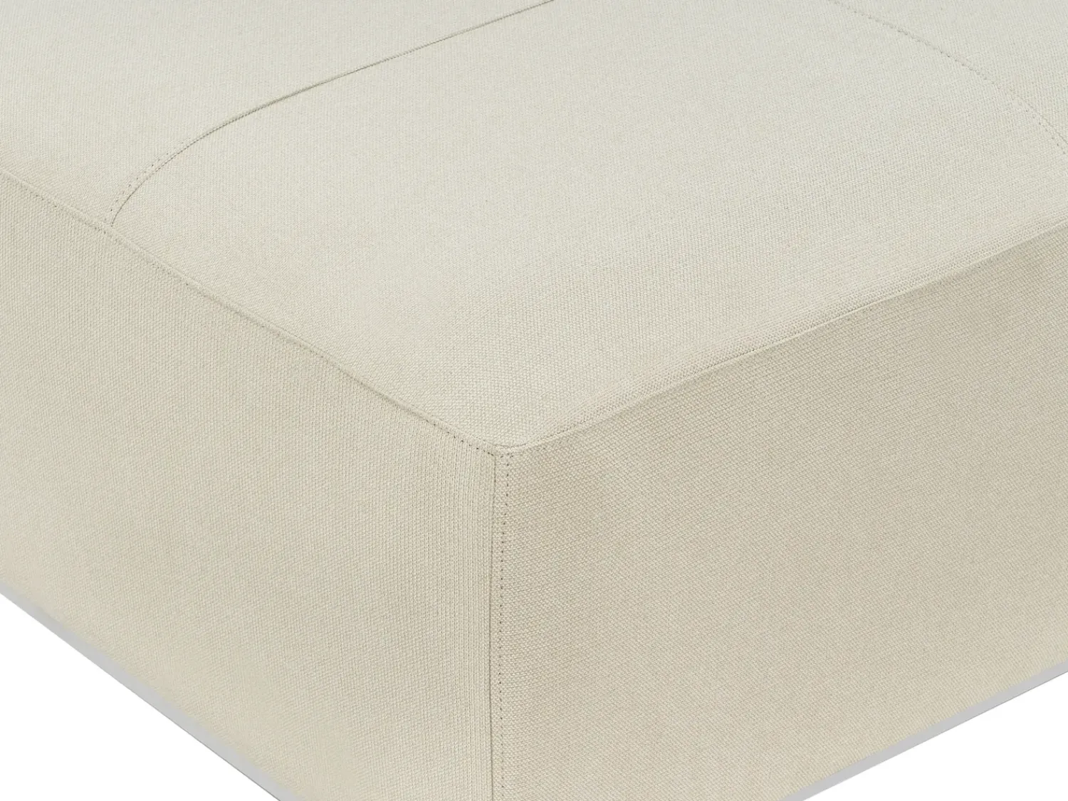Outlet Beliani OSLO Tessuto Beige Beige Argento