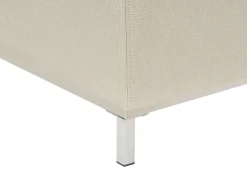Outlet Beliani OSLO Tessuto Beige Beige Argento