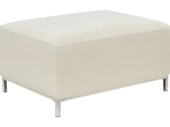 Outlet Beliani OSLO Tessuto Beige Beige Argento