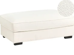 Beliani RENDERS Bouclé Bianco sporco Bianco Nero