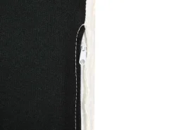 Beliani RENDERS Bouclé Bianco sporco Bianco Nero