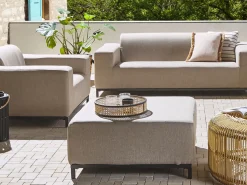 Discount Beliani ROVIGO Tessuto Beige Beige Nero