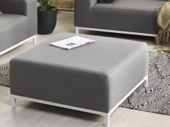 Best Beliani ROVIGO Tessuto Grigio Bianco Grigio