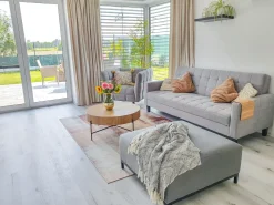 Clearance Beliani ROVIGO Tessuto Grigio Grigio Nero