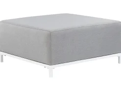 Beliani ROVIGO Tessuto Grigio chiaro Bianco Grigio