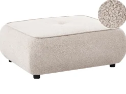 Beliani SALLA Bouclé Beige Beige Nero