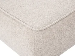 Beliani SALLA Bouclé Beige Beige Nero