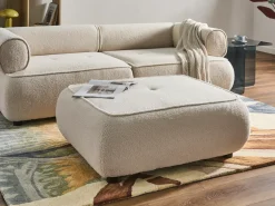 Best Beliani SALLA Bouclé Bianco sporco Bianco Nero