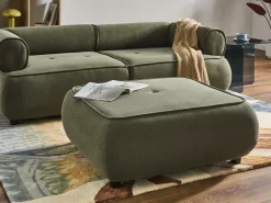 Clearance Beliani SALLA Tessuto Verde Nero Verde