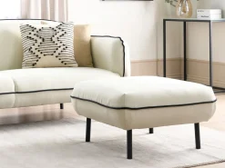 Discount Beliani TONSBERG Tessuto Beige chiaro Beige Nero